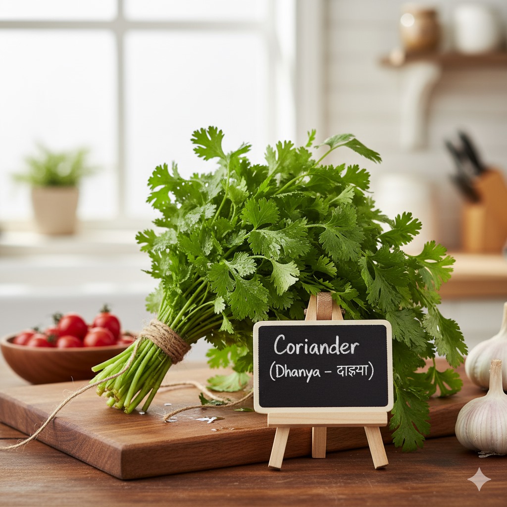 Coriander Leaves (Dhaniya – धनिया)